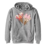 Bluzy dla chłopców - Disney Mickey Minnie Kegels chłopięca bluza z kapturem, Sportowy wrzos, L - miniaturka - grafika 1