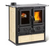 Kuchnie węglowe - La Nordica Kuchnia ROSETTA SINISTRA - Pergamena Piec kuchenny 7,3 kW - miniaturka - grafika 1