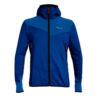 Bluza męska Salewa Agner Hybrid PL/DST FZ Hdy Electric Melange XXL - Bluzy męskie - miniaturka - grafika 1