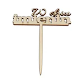 Dekoratorstwo - EKO-DECO, topper, w dniu imienin - miniaturka - grafika 1