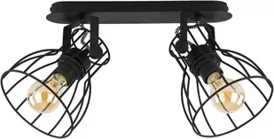TK Lighting Plafon sufitowy 2pł ALANO BLACK 2121 TKL2121 - Lampy sufitowe - miniaturka - grafika 1