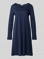 Bielizna nocna - Koszula nocna z dekoltem w serek - miniaturka - grafika 1