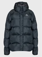 Kurtki i kamizelki sportowe damskie - Haglöfs Kurtka puchowa Mimic 605383 Czarny Regular Fit - miniaturka - grafika 1