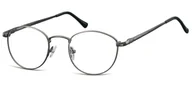 Okulary korekcyjne, oprawki, szkła - Lenonki zerowki Okulary Oprawki korekcyjne 793A grafitowe - miniaturka - grafika 1