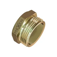 Łączniki, trójniki, kształtki - Mexen BRASS korek mosiężny 1 GZ - W97413-10 - miniaturka - grafika 1