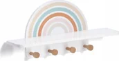 Wieszaki i stojaki - Zeller Wieszak ścienny z półeczką RAINBOW - miniaturka - grafika 1