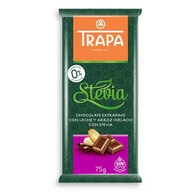Zdrowa żywność - Czekolada mleczna crunch ze stewią 75 g Trapa - miniaturka - grafika 1