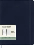 Kalendarze - MOLESKINE kalendarz 2026 GRANATOWY EXTRA LARGE WEEKLY SOFT TYGODNIOWY (19x25) - miniaturka - grafika 1