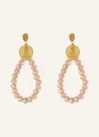 Kolczyki - Seenberg Wiszące Kolczyki rosa - miniaturka - grafika 1