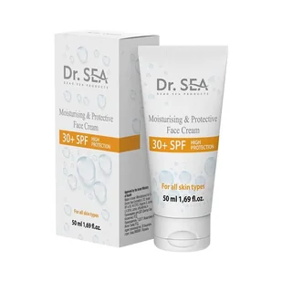 Dr. Sea, Nawilżająco-ochronny krem do twarzy SPF30+, 30ml - Kremy do twarzy - miniaturka - grafika 1