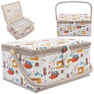 Pojemniki kuchenne - Orion Niciarka Organizer Przybornik Kuferek Koszyk Pojemnik Na Nici 30X23X12X16 - miniaturka - grafika 1