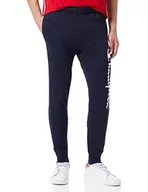 Spodenki męskie - Champion Męskie spodnie treningowe Authentic Pants Script Logo Pro-Jersey, niebieski morski, S - miniaturka - grafika 1