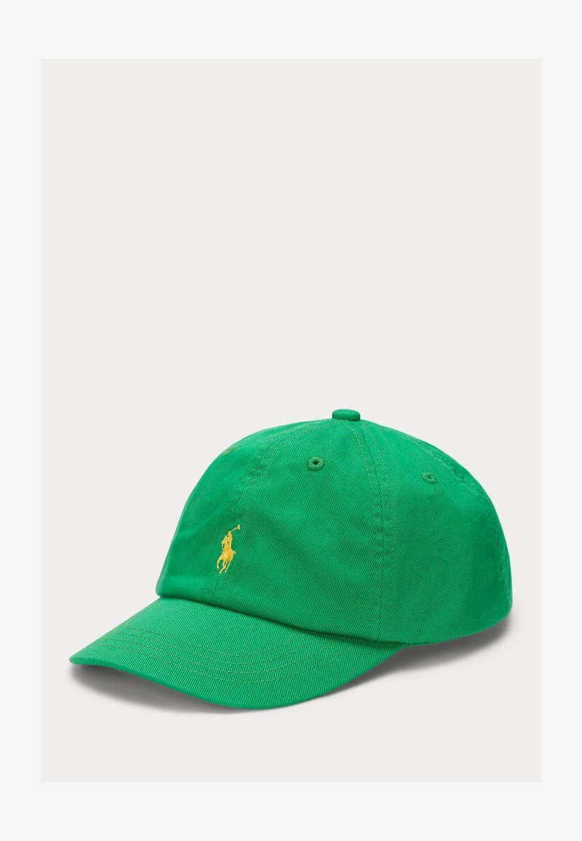 Polo Ralph Lauren Czapka z daszkiem kolor zielony rozmiar uniwersalny