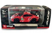 Kolekcjonerskie modele pojazdów - Porsche 911 Rsr Lm 1:43 Bburago Race 18-38308 - miniaturka - grafika 1