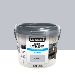 Luxens Farba lateksowa Granit 5 2.5 l - Farby wewnętrzne - miniaturka - grafika 1