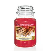 Świeczniki - Yankee Candle Duży słoik Sparkling Cinnamon 623.0 g - miniaturka - grafika 1