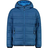 Kurtki i płaszcze dla chłopców - CMP - Wyściełana kurtka dziecięca ze stałym kapturem, Petrol, 116 - miniaturka - grafika 1