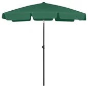 Parasole ogrodowe - VidaXL Parasol plażowy, zielony, 180x120 cm 314720 VidaXL - miniaturka - grafika 1