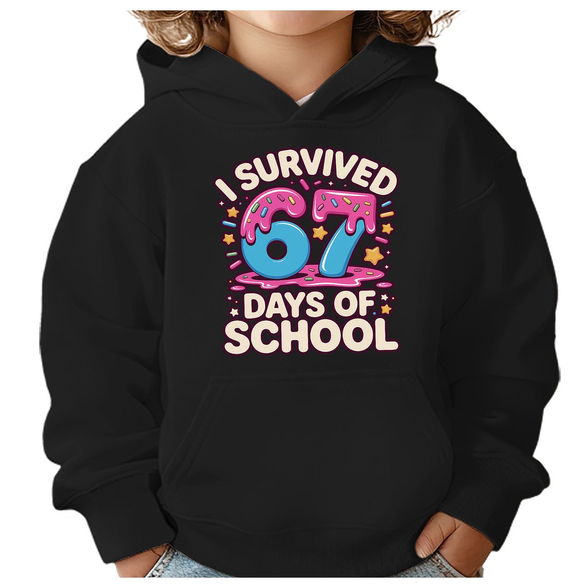 BLUZA DZIECIĘCA Z KAPTUREM 67 SIX SEVEN SZKOŁA 146-152 DLA DZIECKA PREZENT