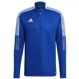 Adidas, Bluza, Tiro 21 Track Jacket GM7320, niebieski, rozmiar M - Bluzy sportowe męskie - miniaturka - grafika 1