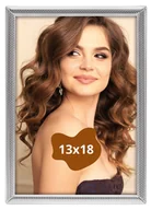 Ramki na zdjęcia - Ramka na zdjęcie WEIMAR 13x18 Srebrna Metalowa - miniaturka - grafika 1