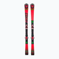 Narty - Narty zjazdowe Rossignol HERO ELITE ST TI K + NX12 czerwono-czarne RRLPH02 167 cm - miniaturka - grafika 1