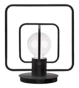 Sigma Aura Kwadrat lampka stołowa 1-punktowa czarna/biała 50082 - Lampy stojące - miniaturka - grafika 1