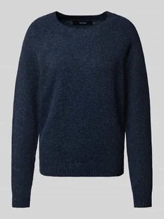 Sweter o kroju regular fit z prążkowanymi ściągaczami model ‘DOFFY’ - Swetry damskie - miniaturka - grafika 1