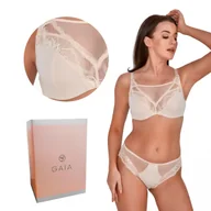 Biustonosze - Biustonosz z zabudowaną miseczką Soft Ida 1216 miękki beżowy  75E - miniaturka - grafika 1