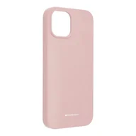 Etui i futerały do telefonów - OEM Futerał Mercury Silicone do iPhone 14 różowy - miniaturka - grafika 1