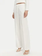 Spodnie damskie - Tatuum Spodnie materiałowe Masda 2 T2508.146 Écru Wide Leg - miniaturka - grafika 1