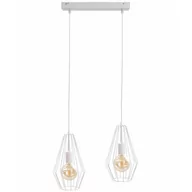 Lampy sufitowe - KET Druciana LAMPA wisząca KET443 metalowa OPRAWA industrialny zwis złoty KET443 - miniaturka - grafika 1