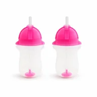 Kubki dla dzieci - MUNCHKIN Tip&Sip kubek niekapek 6msc+ 207ml obciążona słomka x2 - miniaturka - grafika 1