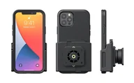 Uchwyty samochodowe do telefonów - Brodit Uchwyt uniwersalny regulowany do Apple iPhone 14 Pro bez futerału oraz w futerale lub etui o wymiarach: 70-83 mm (szer.), 6-10 mm (grubość). - miniaturka - grafika 1