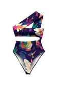 Stroje kąpielowe - Averie Damski strój kąpielowy Rayne One Piece, wielokolorowy, M - miniaturka - grafika 1