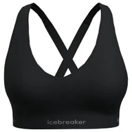 Biustonosze - Biustonosz damski Icebreaker Merino 125 Cool-Lite Sprite Racerback Bra Black XL - miniaturka - grafika 1