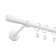 Karnisze - Karnisz pojedynczy Vito I 160 cm 19 mm biały mat GO/ON! - miniaturka - grafika 1