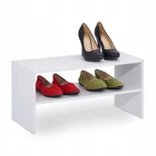 Szafki na buty - Szafka na buty Relaxdays 60 x 29,5 x 29,5 cm biały - miniaturka - grafika 1