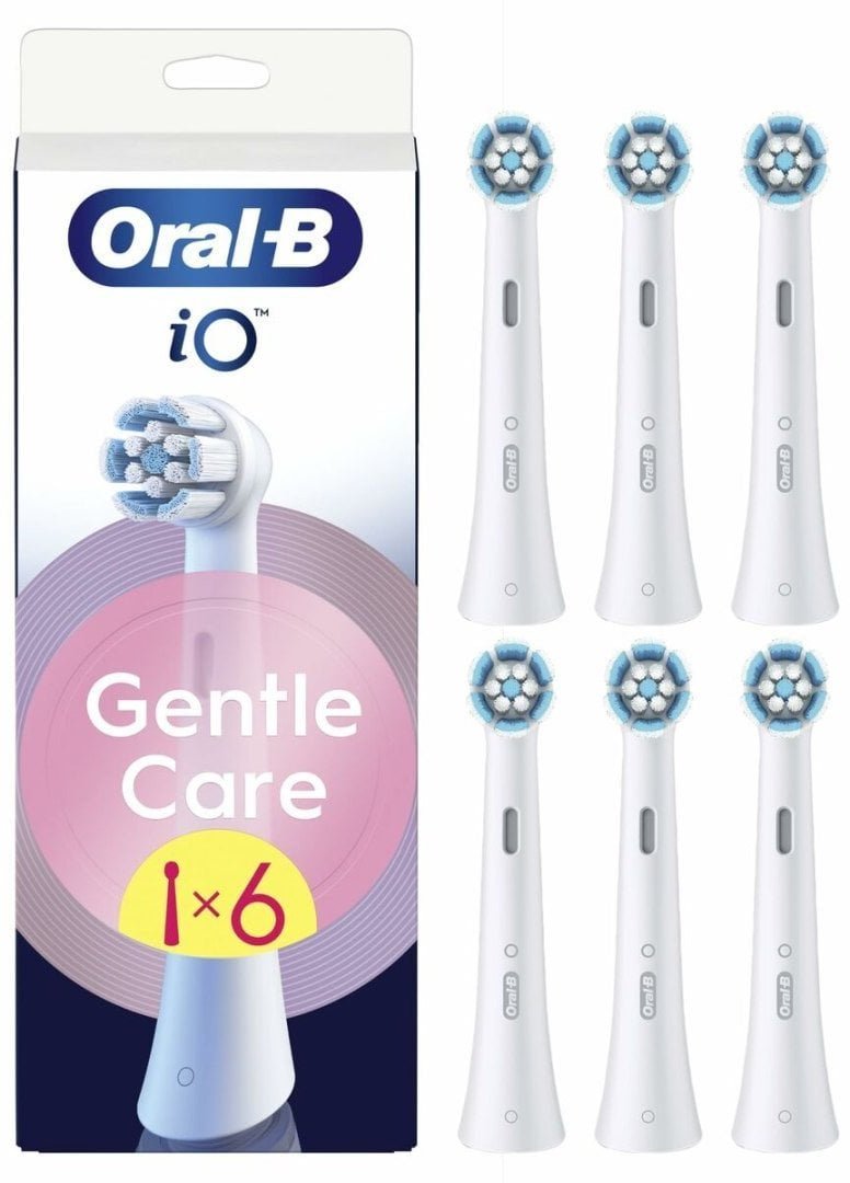 Oral-B iO Gentle Care brush head, 6 pcs