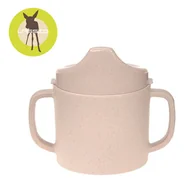 Kubki dla dzieci - Lassig Kubeczek dla dzieci Uni powder pink - miniaturka - grafika 1