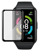 Akcesoria do pulsometrów i zegarków sportowych - FOLIA HYBRYDOWA 3D SZKŁO do HUAWEI HONOR BAND 6 - miniaturka - grafika 1