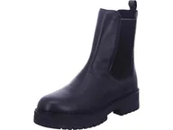 Botki damskie - MARCO TOZZI Damskie botki Zip+Slip 2-25461-43, czarny, 37 EU - miniaturka - grafika 1