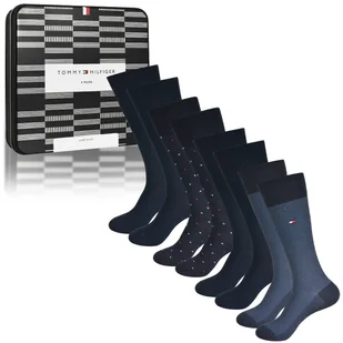 TOMMY HILFIGER Skarpety Męskie Zestaw Prezentowy 4 Pary Rozmiar 43/46 - Skarpetki męskie - miniaturka - grafika 1