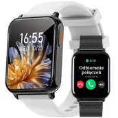 Smartwatch - Gravity GT17-8 PROF Biały, Czarny - miniaturka - grafika 1