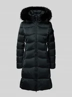 Płaszcze damskie - Płaszcz pikowany o kroju regular fit z obszyciem ze sztucznego futra model ‘AKKIE’ - miniaturka - grafika 1