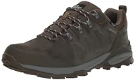 Buty trekkingowe męskie - Jack Wolfskin Męskie buty trekkingowe Refugio Texapore Low M, Cold Coffee, 42 EU, Cold Coffee, 42 EU - miniaturka - grafika 1