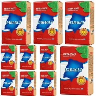 Zestaw yerba Taragui Tradicional con palo 10x 500g - Yerba Mate - miniaturka - grafika 1
