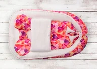 Śpiworki dla dzieci - Belisima Kokon Minky Serduszko z Podusią i kołderką róż Belisima Baby - miniaturka - grafika 1