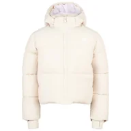 Kurtki i płaszcze dla dziewczynek - Kurtka dziecięca New Balance LAKG0230BIS - beżowa - miniaturka - grafika 1