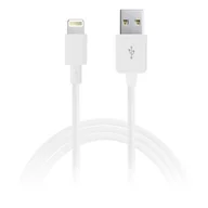 Kable USB - PURO Kabel lightning certified MFI 1 m biały CAPLTWHI - miniaturka - grafika 1